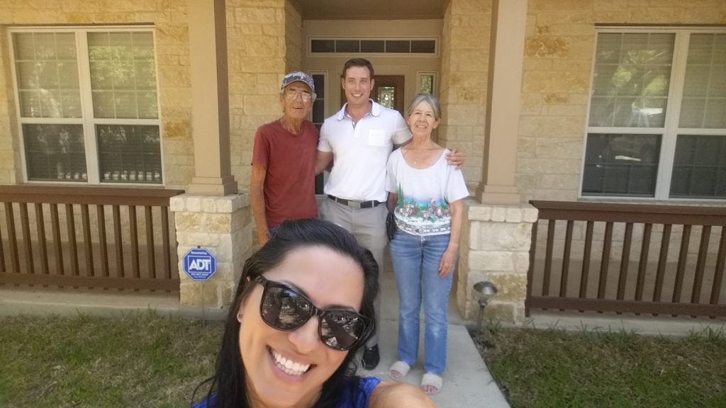 Selfie with our Clients in their new home!
